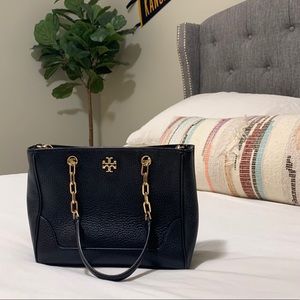 Tory Burch Small Marsden Leather Tote